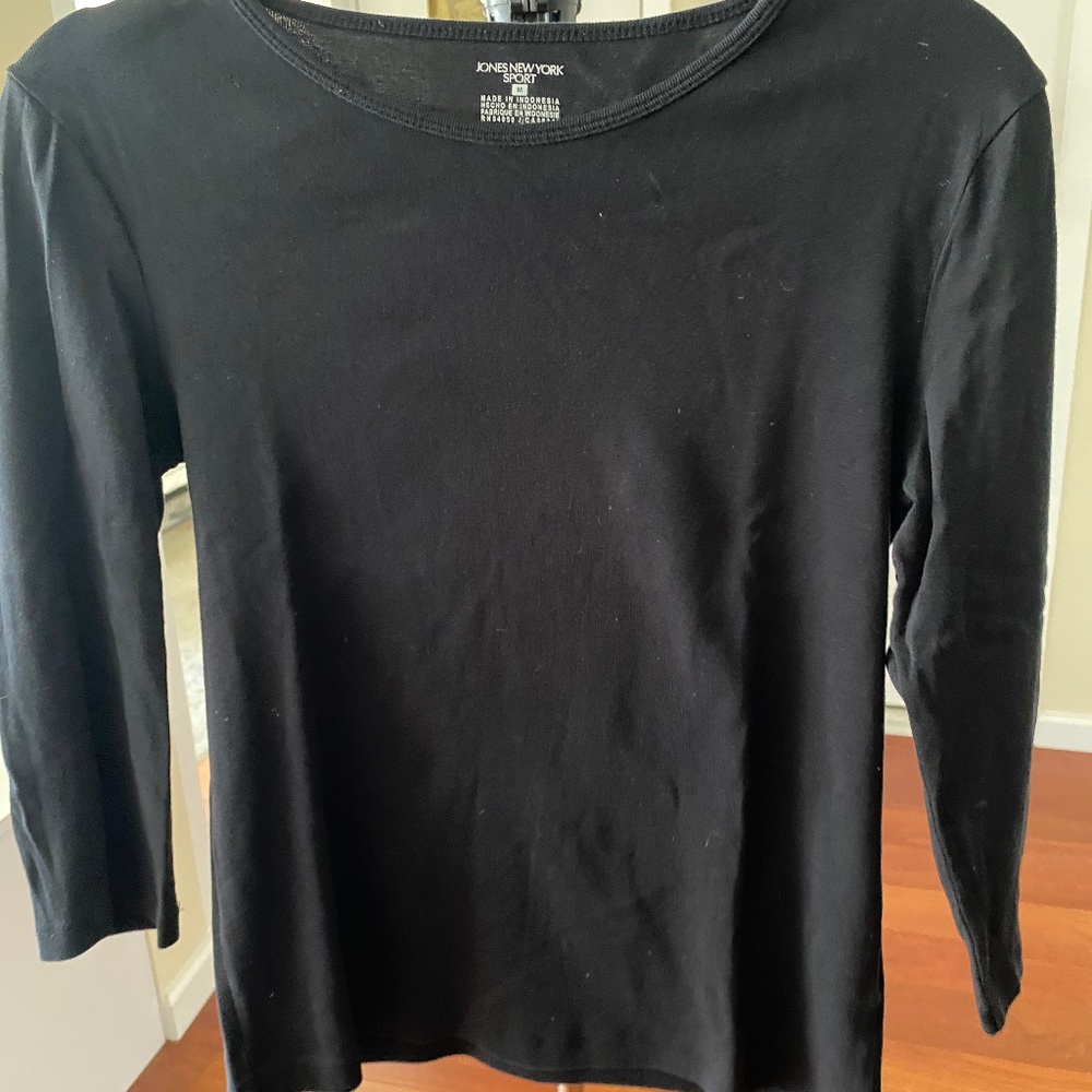 Jones New York Sport 3/4 sleeve tee